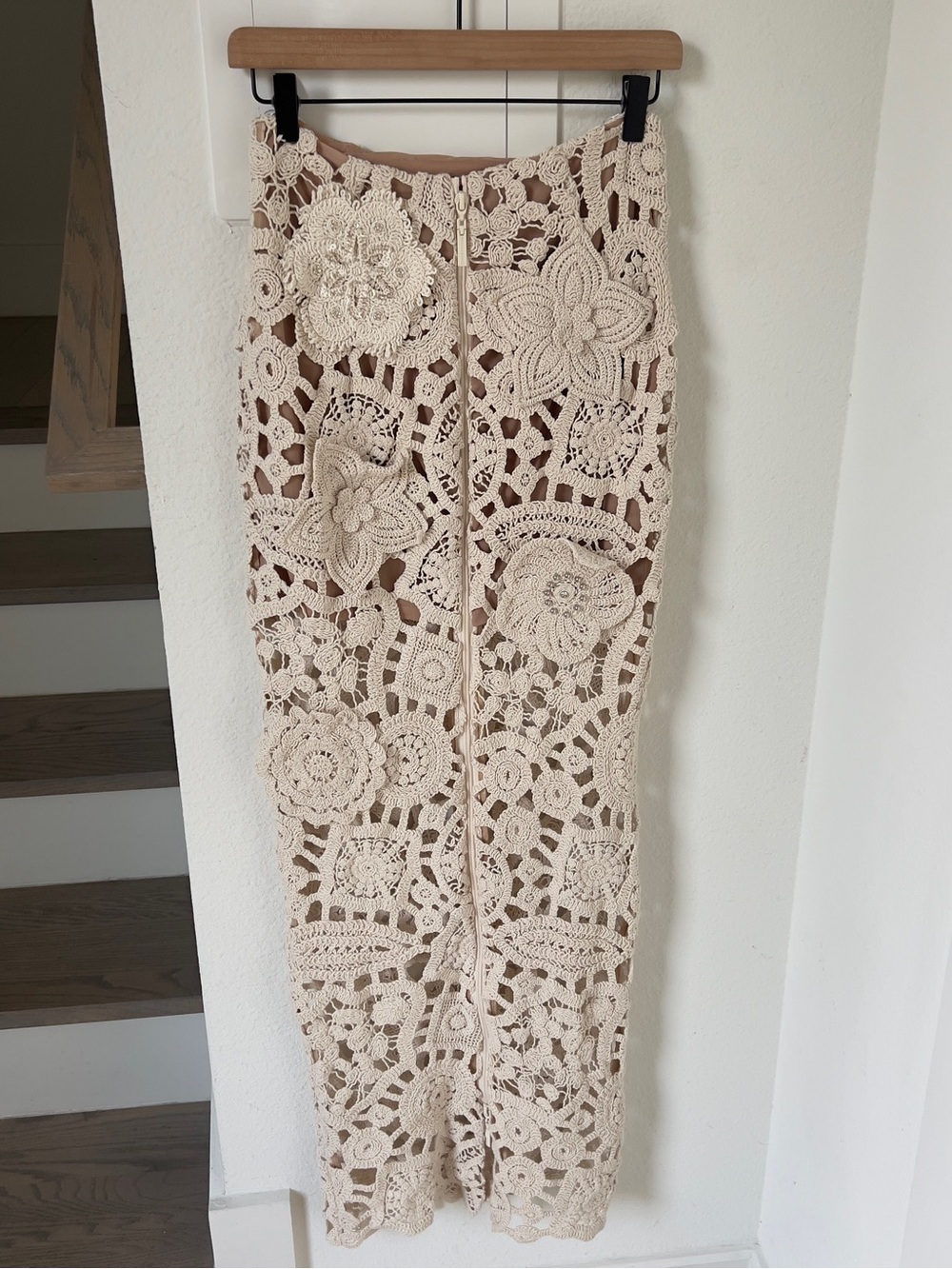 Bronx & Banco Casablanca Crochet Maxi Skirt NWT - Picture 4 of 9